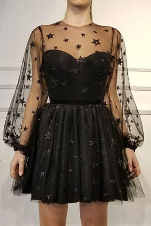 stars tulle dress