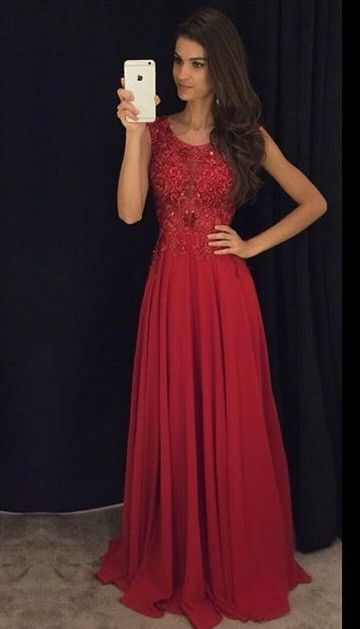 Long Dresses in Red