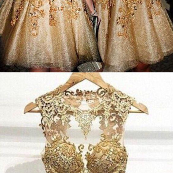 gold party clothes