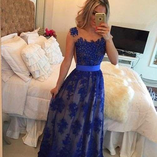 Charming Prom Dress,lace Prom Dress,lace Prom Dress,long Prom Dresses ...