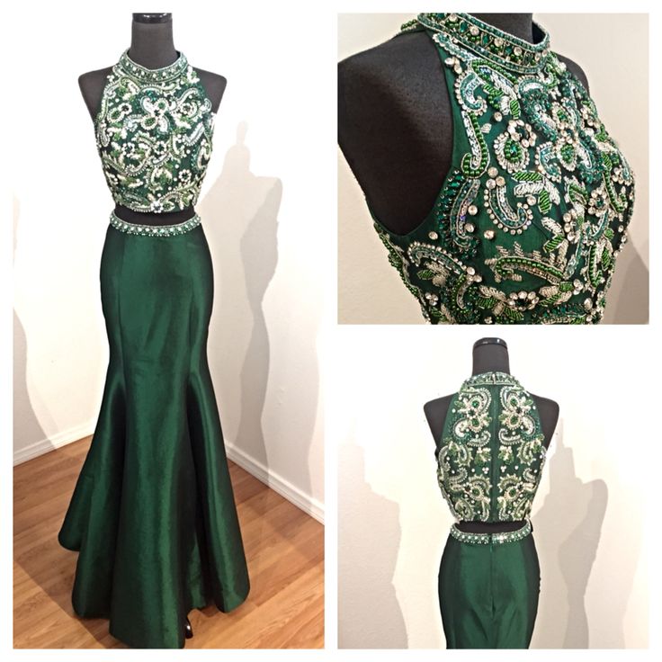 hunter green prom